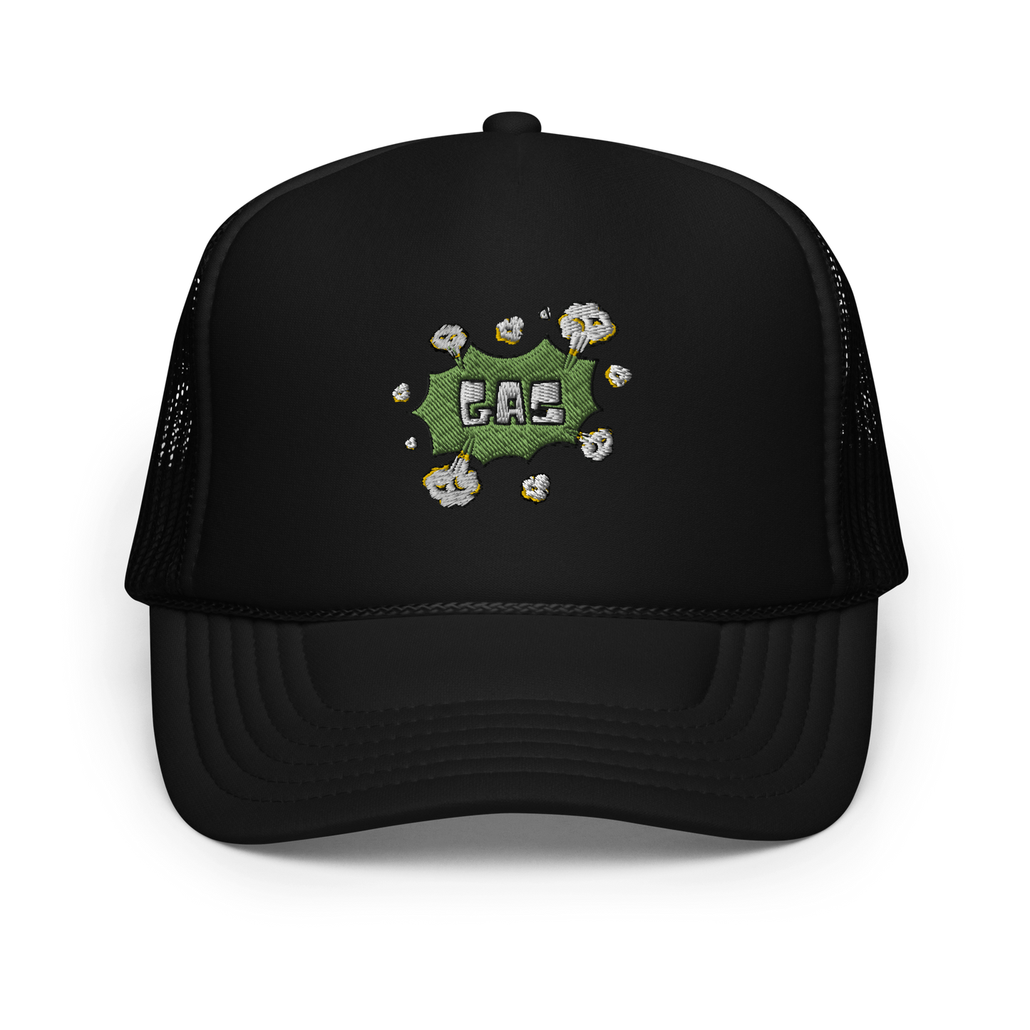 In Gas We Trust Gas Comic Trucker Hat