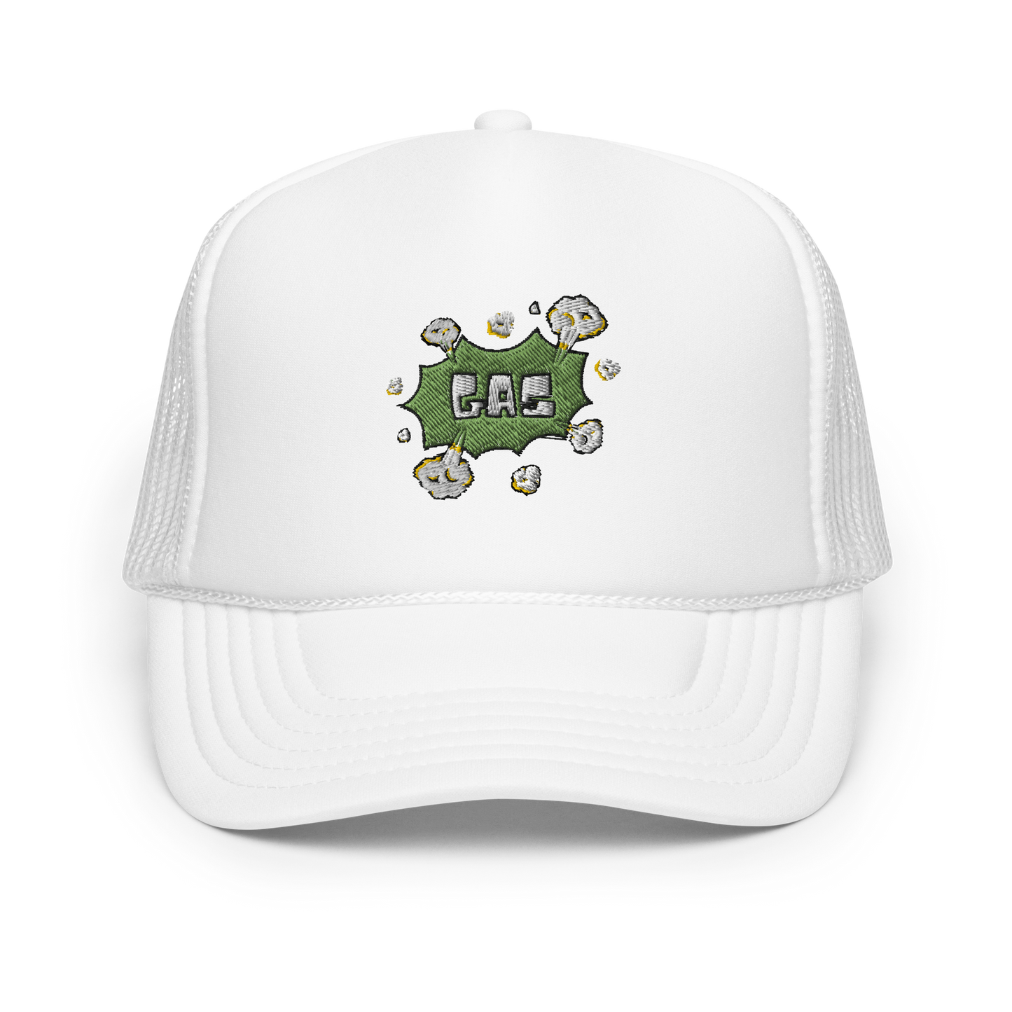 In Gas We Trust Gas Comic Trucker Hat