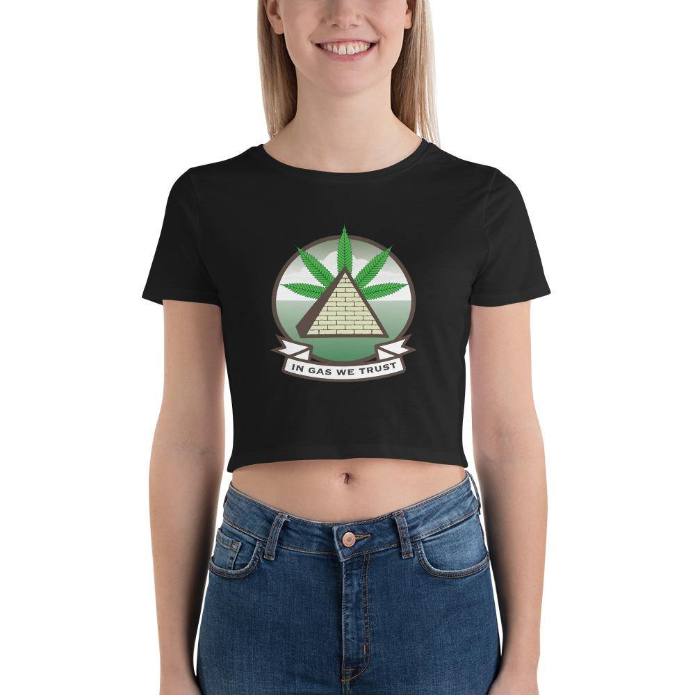 In Gas We Trust Women’s Crop Tee - In Gas We Trust