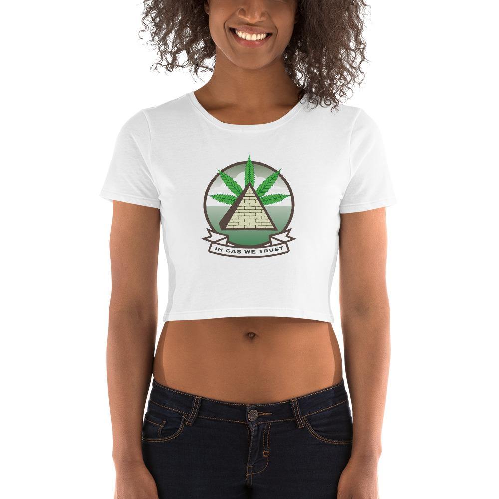 In Gas We Trust Women’s Crop Tee - In Gas We Trust