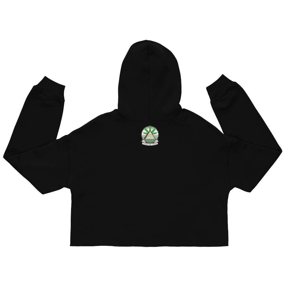 In Gas We Trust Crop Hoodie - Smoking The Best