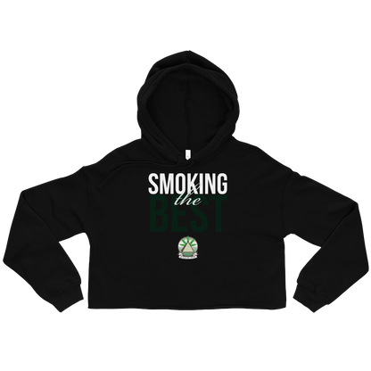 In Gas We Trust Crop Hoodie - Smoking The Best