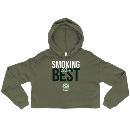 In Gas We Trust Crop Hoodie - Smoking The Best